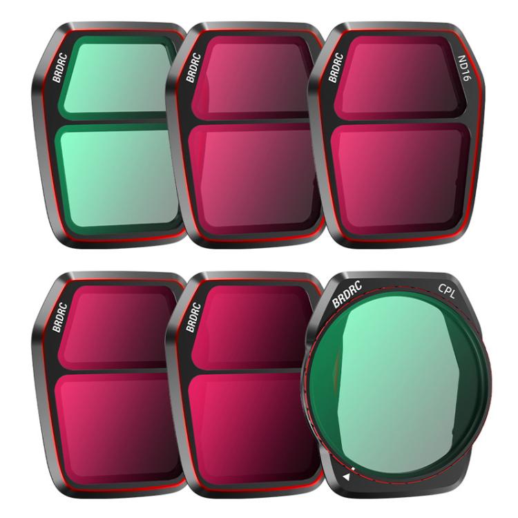 For DJI Air 3S BRDRC Camera Lens Filter, UV, CPL, ND8, ND16, ND32, ND64, NIGHT, 3 in 1 CPL UV ND16, 4 in 1 CPL ND16-64, 6 in 1 ND8-64 UV CPL For DJI Air 3S BRDRC Camera Lens Filter, UV, CPL, ND8, ND16, ND32, ND64, NIGHT, 3 in 1 CPL UV ND16, 4 in 1 CPL ND16-64, 6 in 1 ND8-64 UV CPL